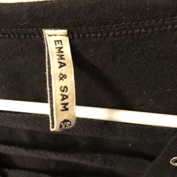 LF black ladder short tunic sz XS - Picture 2 of 3